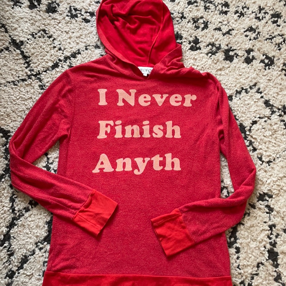 Wild fox I never finish anyth hoodie